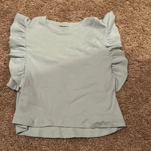 Zara blue top